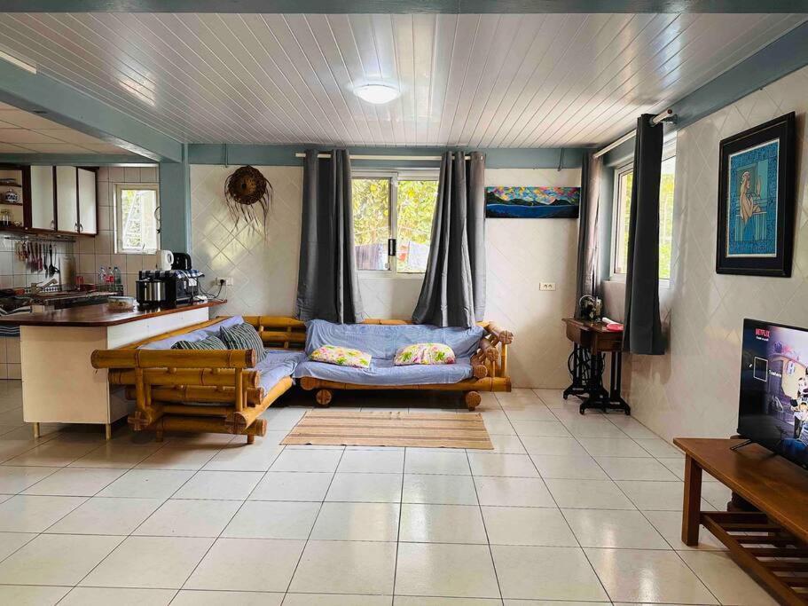 Meri Lodge Huahine ファール エクステリア 写真